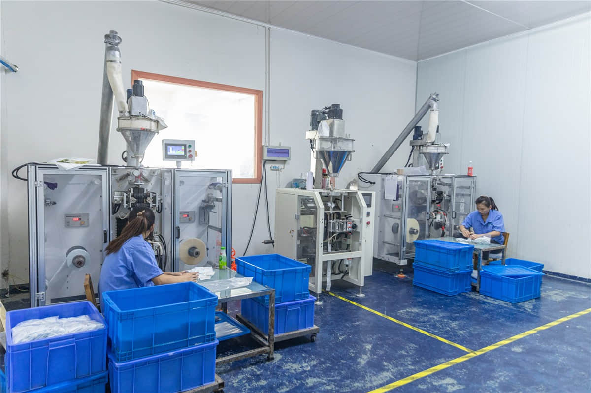 WELLERM desiccant packet production workshop